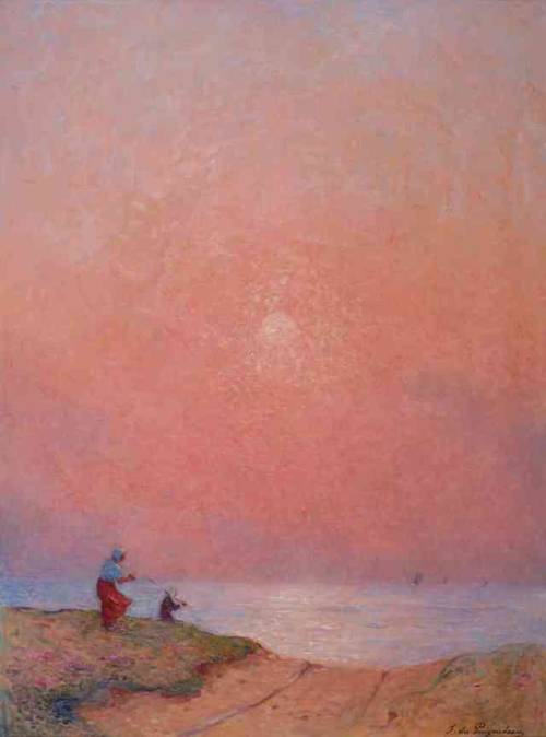 ferdinand du puigaudeau, breton seascapes, 1898