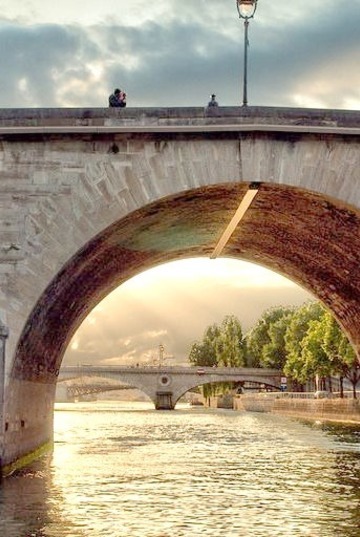 Romance, River Seine, Paris, France 
