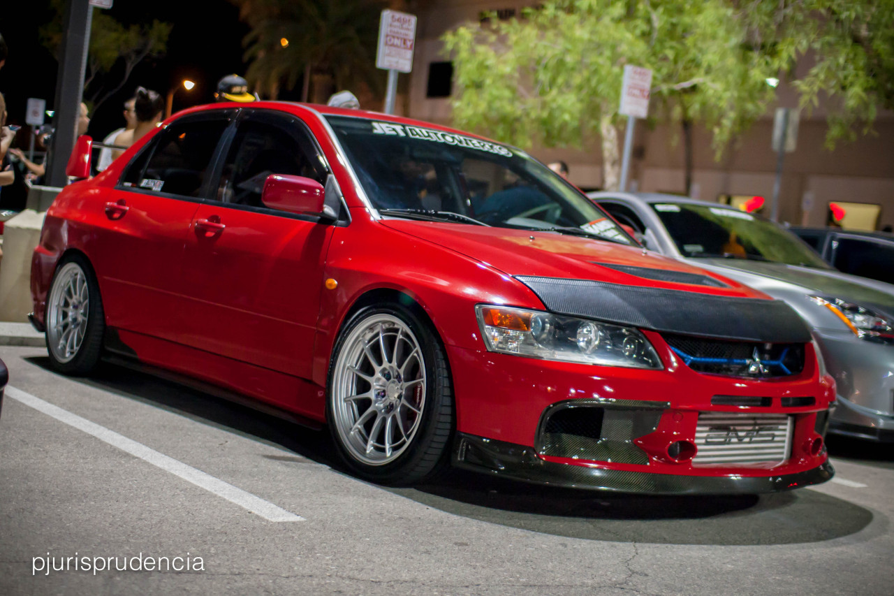 pjurisprudenciaphoto:  Harv’s Evo on Nt03’s from tonights meet