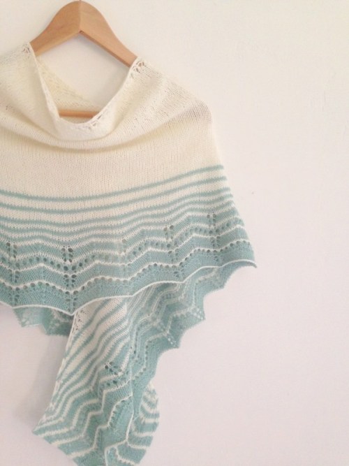 Free Knitting Pattern: The Marcelle Shawl by Little Church Knitscables &amp; purls on etsy