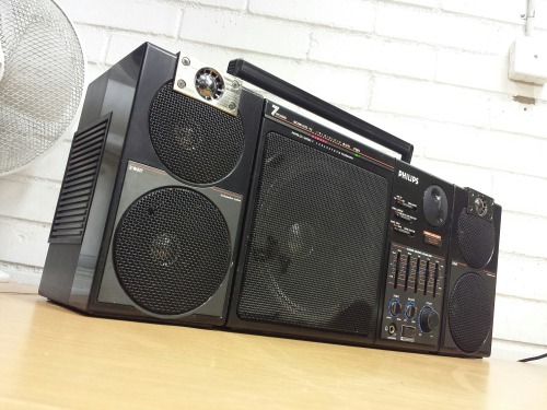 Philips Sound-Machine D8554/30R Ghetto Blaster, 1986