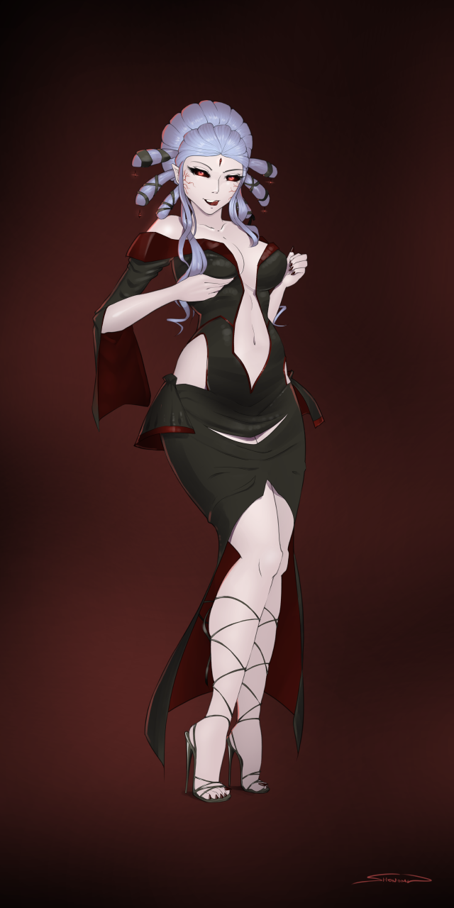 A commission for Enigmatic!The first time I’ve gotten to do Salem~ hope you are