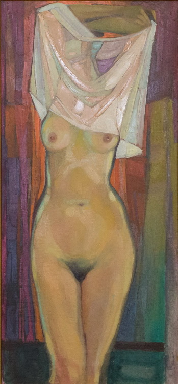 youcannottakeitwithyou:Miron Levitsky (Ukrainian, 1913-1993). Before bathing, 1982.