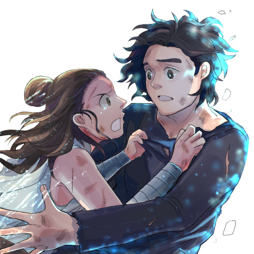  My Reylo Doodles:(56/?) Don’t you dare leave me alone!(Hello I‘m not here to hurt you)