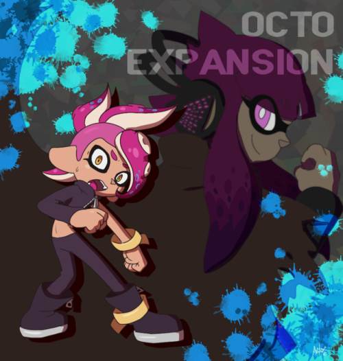 axlfoxart:Octo Expansion log, feat. Hachiro and the Rainbow Roulette.