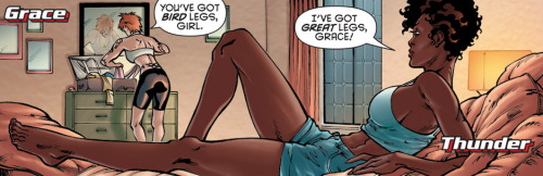 dcwomenofcolor: – Grace Choi and Anissa Pierce in Batman &amp; The Outsiders #3