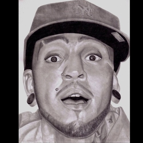 My Travie McCoy drawing.  Please follow me on Instagram @wega13art :)