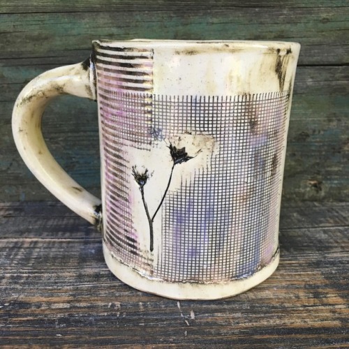 Mug! Purples . . . #purple #mug #botanical #handbuilt #texture #mugshotmonday