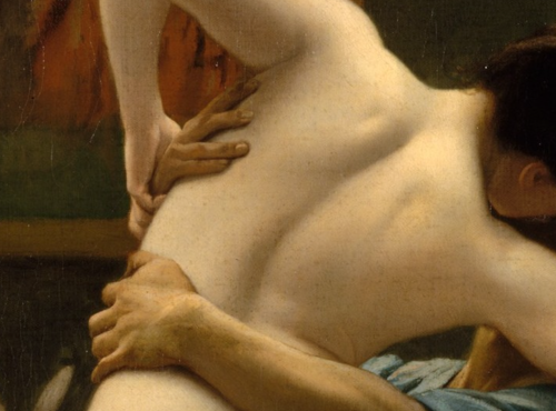 rubenista: Detail of Pygmalion and Galatea by Jean-Léon Gérôme (1872) [Metropoli