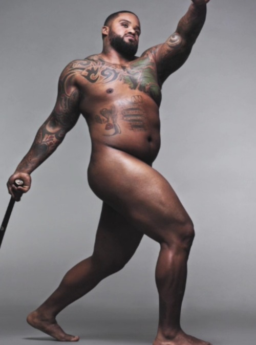 babybutta:  thabigdogs:  Prince Fielder and his photo shoot for ESPN’s body issue… Man to be in that room!  :DDDD BEAUTIFUL! 