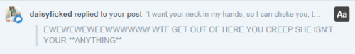 oh my god I love you, what she said ^^^
