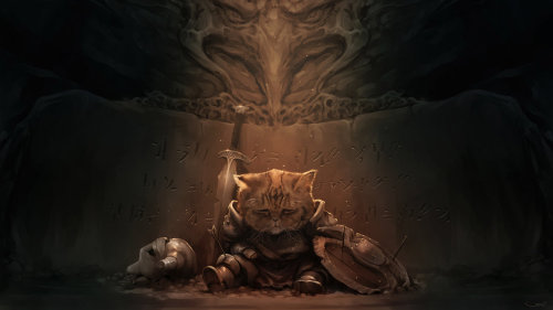 “The Saddest Khajiit“ by DarrenGeers