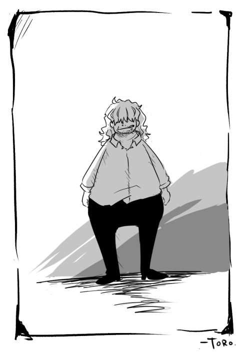 toroshitken:40y/o Sanji comic. (Bad Timeline) TW: abuse, obesity, overeating, depression, experiment