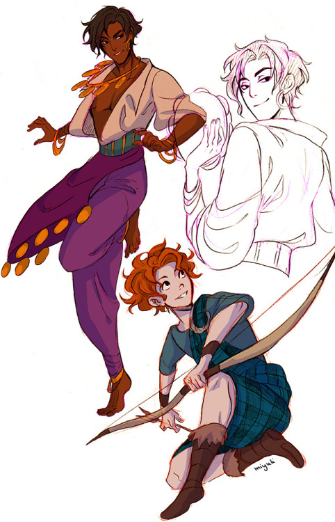 miyuli: I’ve been spamming twitter with my silly Disney/Pixar genderbending sketches so I tho