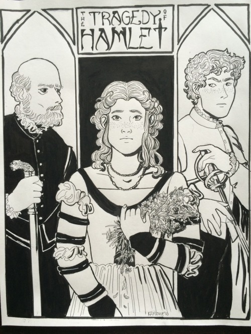 stripedroseandsketchpads:Hamlet posters! ( @noshitshakespeare art anon here w/ stuff if it’s of inte