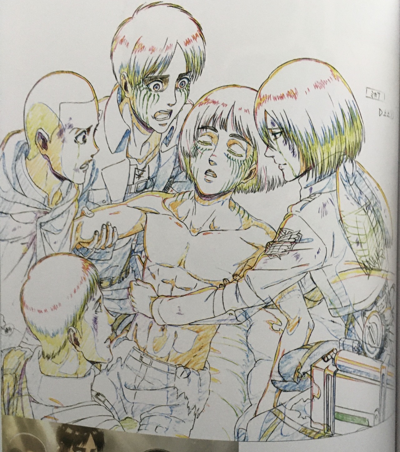WIT STUDIO Shingeki no Kyojin Attack on Titan Season3 Line Art Illustration  Book