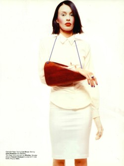 jinxproof:  Wooden sling by Hussein Chalayan