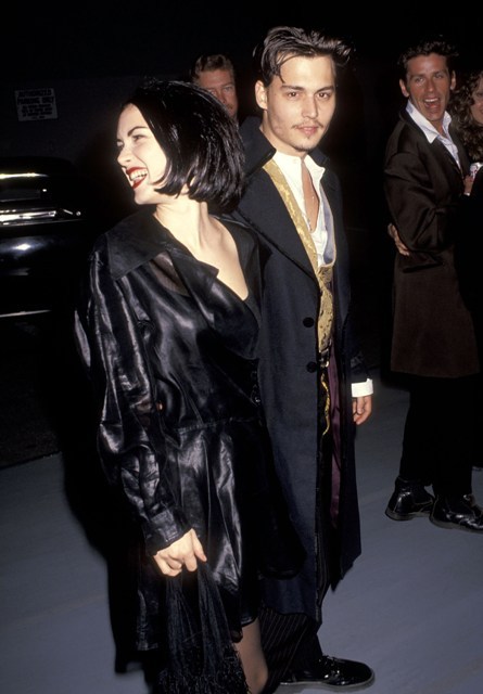 blogforwinona:  Winona Ryder and Johnny Depp attend Edward Scissorhands premiere, December 1990