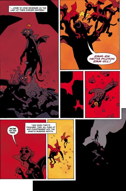 From the pages of HELLBOY IN HELL #10Story and art by Mike MignolaColors by Dave Stewart.