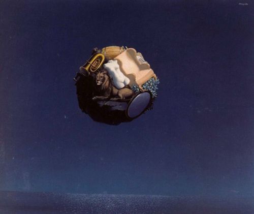 surreelust: The Traveler by Rene Magritte (1937).