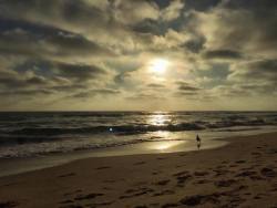 at Manhattan Beach Strand