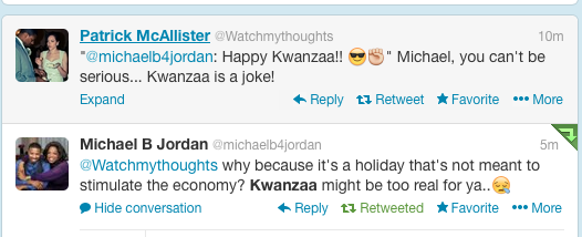 theblackamericanprincess:  Michael B. Jordan just became my absolute favorite.
