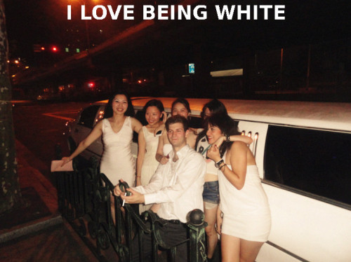 asiansm:  asiangirlslovewhitemen:  All women of every race love being with white guys  white party