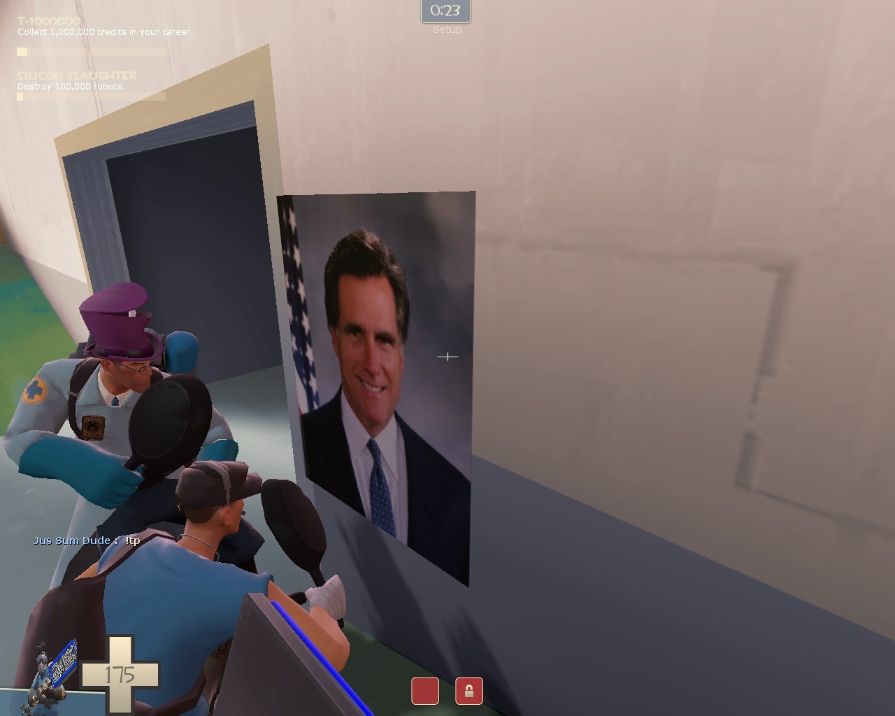 emkaymlp:  someone put up a spray of mitt romney and then a bunch of people gathered