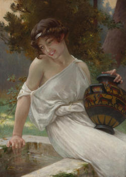 monsieurleprince:  Guillaume Seignac (1870 - 1924) - A la fontaine 