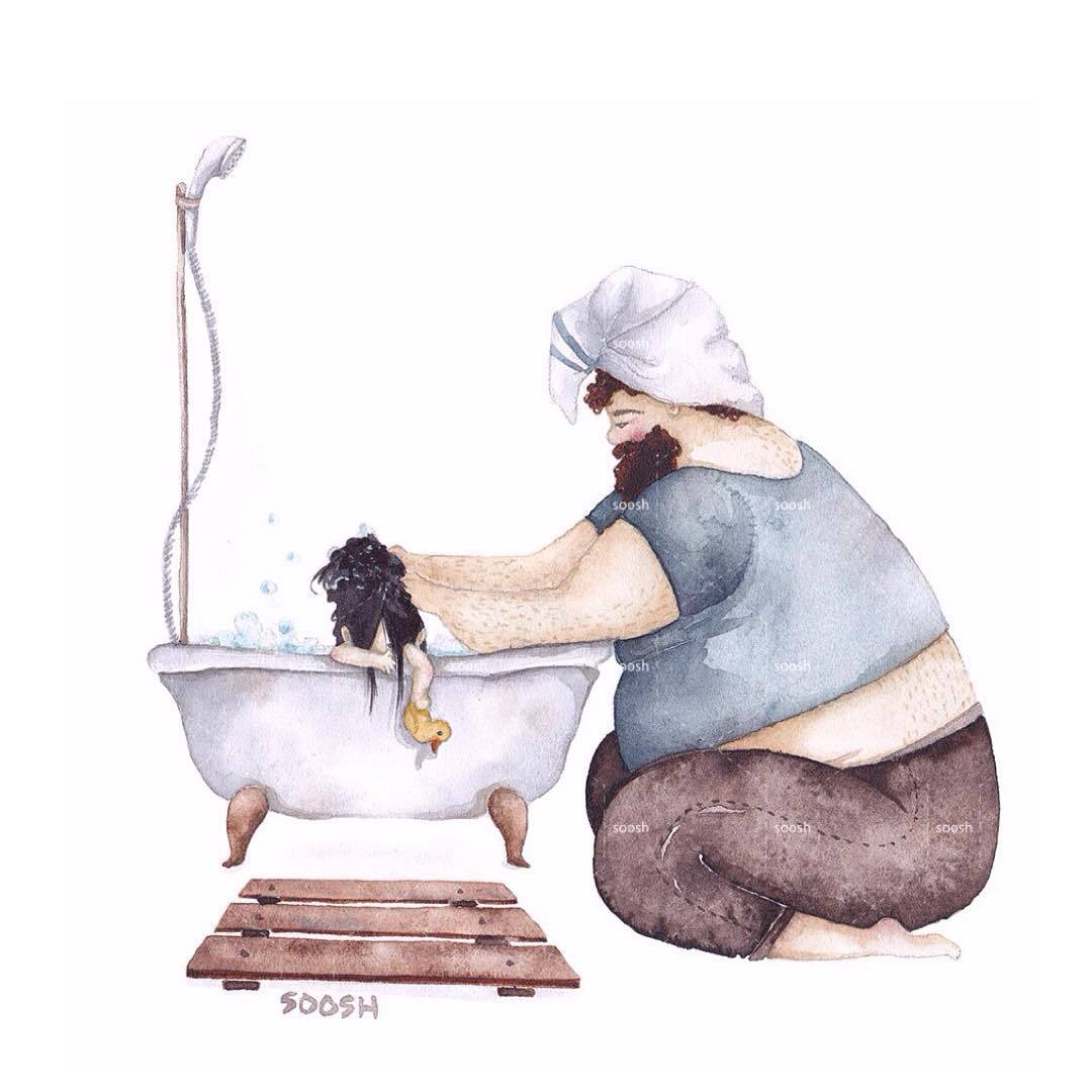  The Inseparable Bond Between Fathers And Daughters Expressed Through 15 New Illustrations
