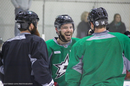 shattered-lens-photography:Tyler Seguin, Jordie Benn &amp; Jamie Benn   12.30.16