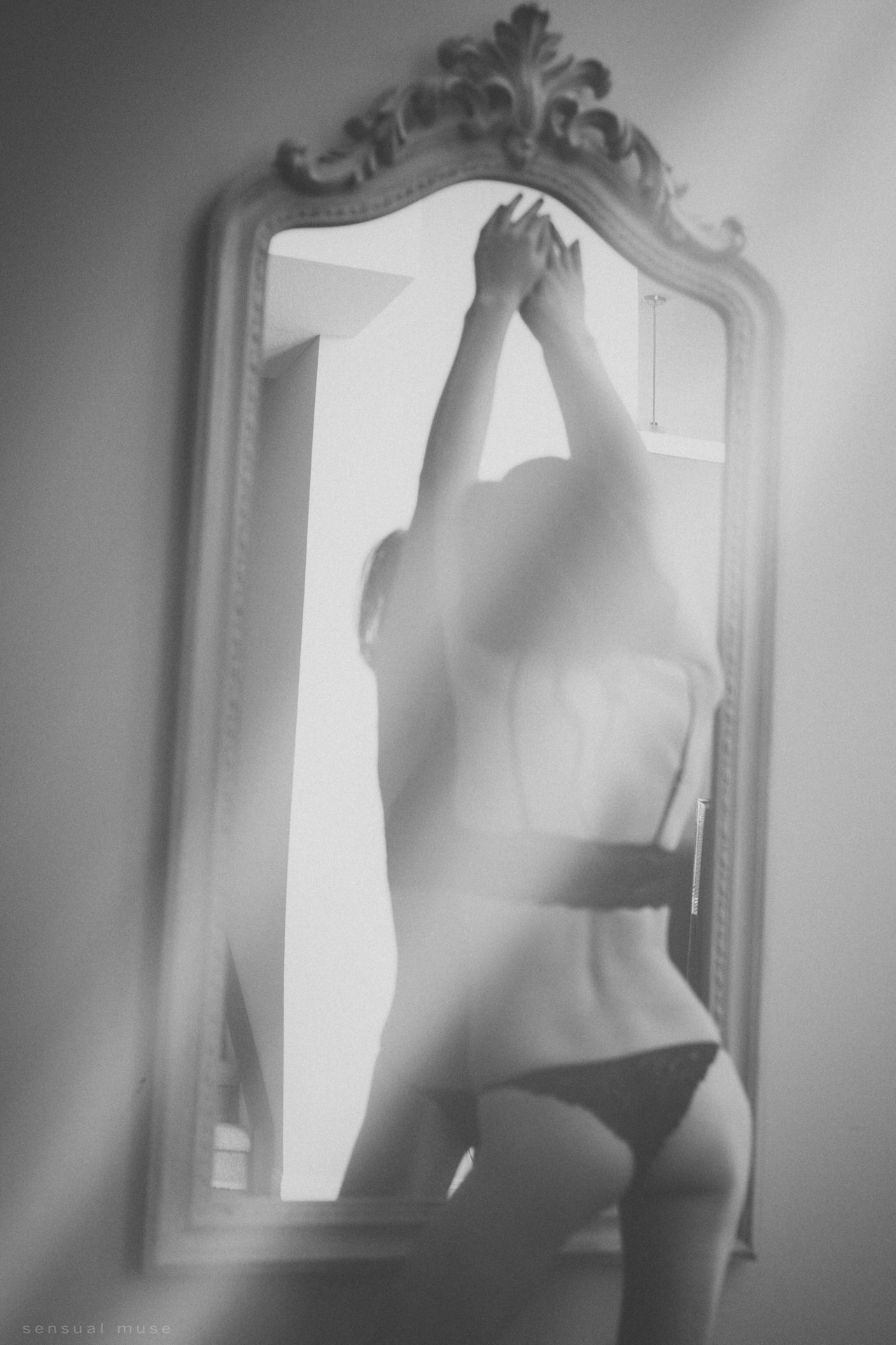 sensual-muse:  Sensual Muse Self Portrait I’m a sad girl. I’m a bad girl. I’m