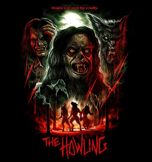 Celebrate The Howling’s 40th anniversary with Cavity Colors’ apparel: Sam Coyne’s design on T-shirts