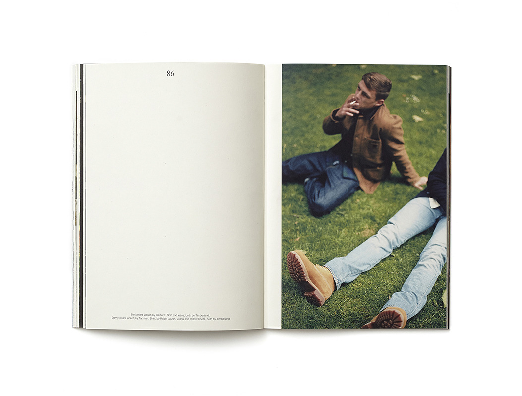 samuelbradley:  Some spreads from my story in the ‘Timberland Document’, styled