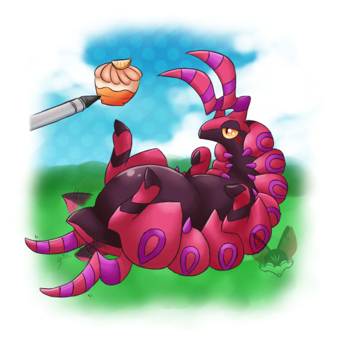 the-lesbian-fennekin:  Day 1, December 1stFavorite Bug-Type- Scolipede I guess if you’ve known