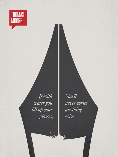 asylum-art:Inspiring Famous Quotes Illustrated With Minimalistic Posters By Design Different Artist 