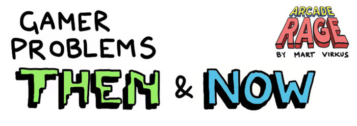 pr1nceshawn:  Gamer Problems: Then &amp; Now.