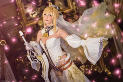 hot-cosplays-babes:  Fate/Grand Order - Saber Nero Bride 5 by KiaraBerry 