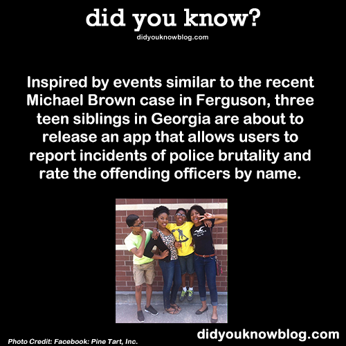 did-you-kno:  Inspired by events similar to the recent Michael Brown case in Ferguson,