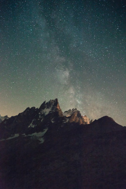 disminucion:  Aiguilles de Chamonix et voie lacté, Gimpz 