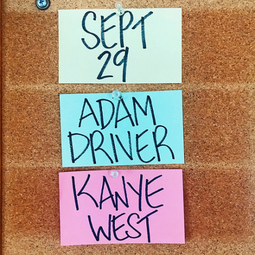 just-another-starwars-fangirl: redhairedfeistynerd: driverdaily:Adam Driver to host SNL again on Sep