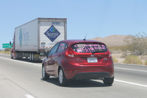 kenleemo:  EDC Post #2: On the road to EDC…all of the beautiful people I saw on the road with me! There were probably twice as many, but I didn’t get pictures of everyone. But if you saw an Infiniti passing you up honking with a white girl waving