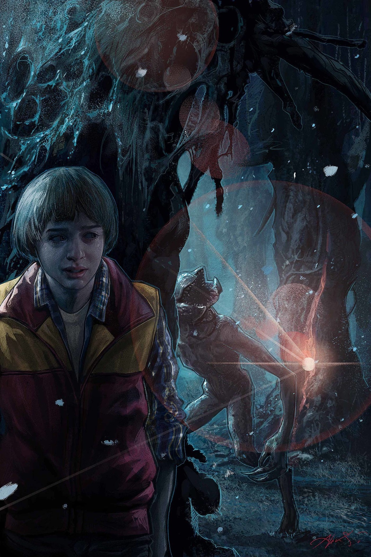 pixalry:  Stranger Things Comic Covers - Created by Aleksi Briclot