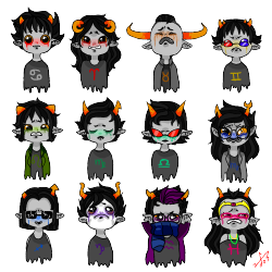 dead-lifesavver:  i finished them all! all of them crying like little nerds &lt;3 uhm… i dont know if you want individual ones but if you do, let me know. 