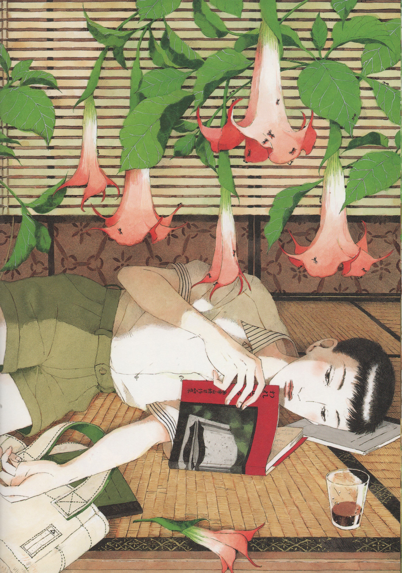 6qth:  scans from Hatoyama Ikuko’s Littéraire illustrations for Strange Tales