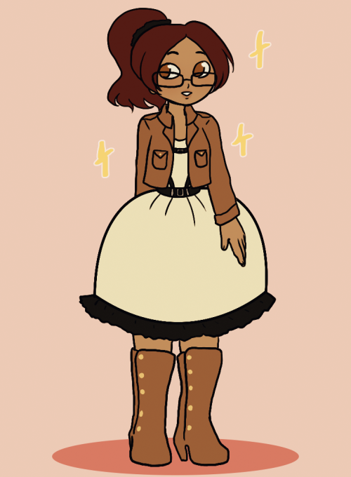 im totally in love with military clothes and poofy dresses so i put the two together and made someth