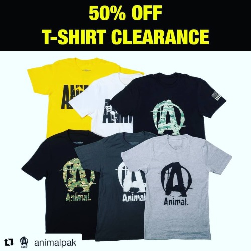 ⚠️HALF OFF SHIRTS UNTIL THEY&rsquo;RE GONE - USE CODE TANYA10⚠️ ANIMALPAK.COM/HALF-OFF #Repost @