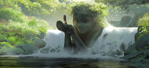 artbyall: “  Disney’s MOANA visual development “ by   ryan lang 
