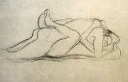 freystupid:  Recumbent Lovers (1902)   Gustav