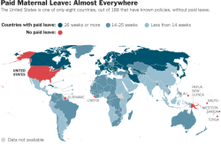 pol102:  Ouch. Is maternity leave just a “women’s” issue? Or a broader social issue? How would parental leave (many countries offer both maternal and paternal leave) affect the economy? Would it increase productivity and employee moral and loyalty?